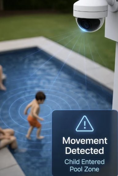 vidéo surveillance piscine